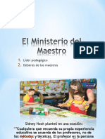 El Ministerio Del Maestro Clase No. 4.pps