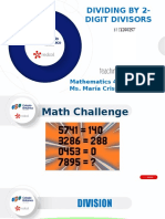 Dividing by 2 Digit Divisors