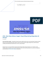 270+ Kata Kerja Bahasa Inggris Yang Paling Sering Digunakan & Artinya PDF