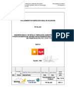 Pr-Tal-003 Procedimiento de Inspección Visual de Soldadura