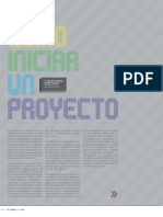 Lectura - Cómo Iniciar Un Proyecto