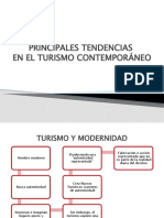 Principales Tendencias en El Turismo Contemporaneo