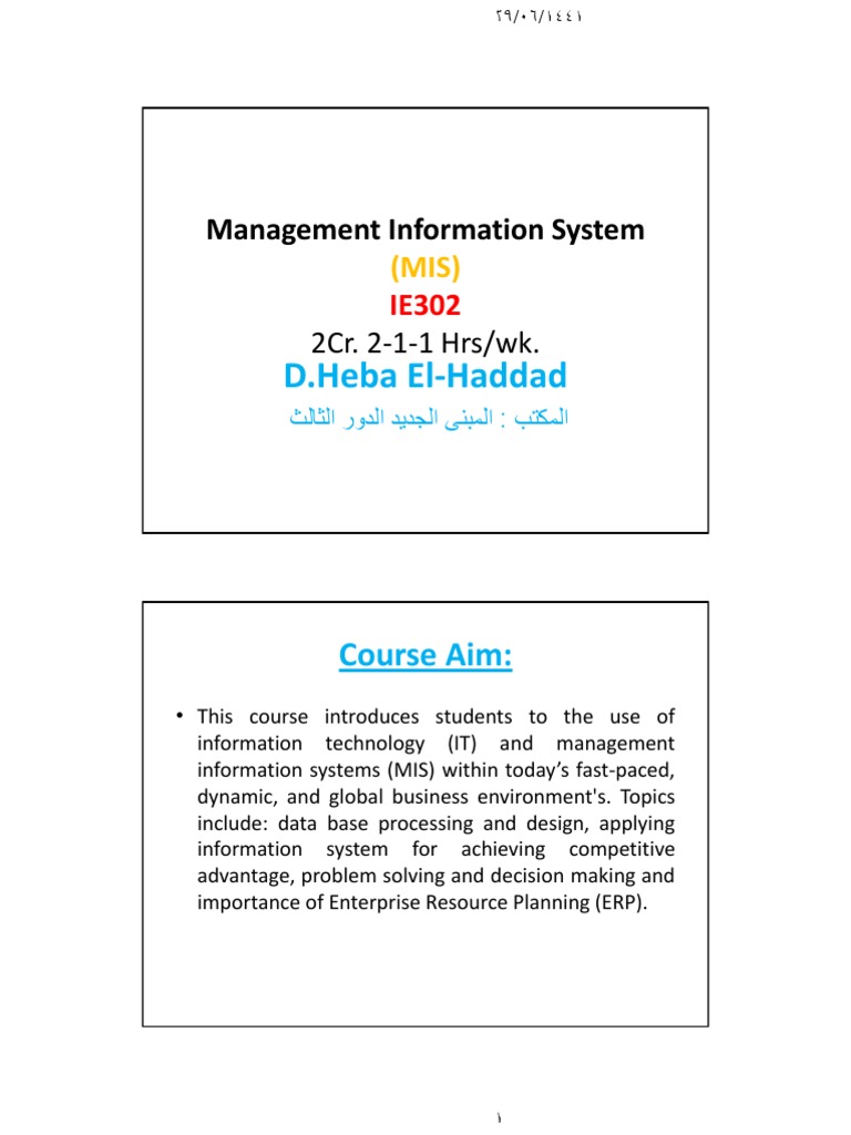 Management Information System 2020 | PDF | Management Information ...