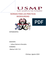 Normas para Las Prácticas Bioseguridad