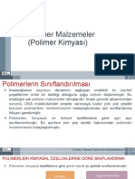 Polimer Malzemeler - Hafta - 2Y