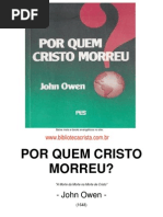 Por Quem Cristo Morreu - John Owen