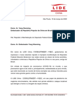 Carta - Apoio China - Embaixador PDF