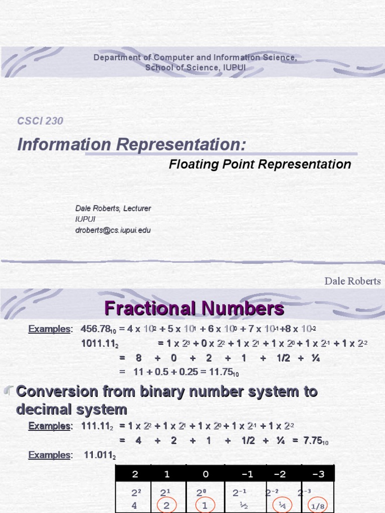 IEEE 754 Floating Point Overview | PDF | Bit | Discrete Mathematics