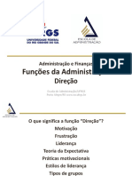 Administração e Finanças: Funções da Administração e Direção