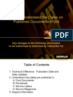 Understand Dates in SIS Publications 2011