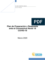 Plan de Preparación y Respuesta COVID-19