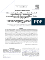 Histopathological and Immunohistochemical Evaluation of 53 Cases of Feline Lymphoplasmacytic Enteritis and Low-Grade Alimentary Lymphoma