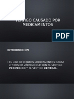 Vértigo Causado Por Medicamentos