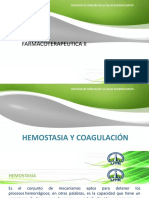 Hemostacia y Coagulación Farmaco