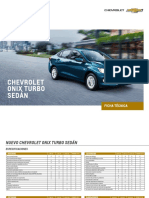 Ficha Tecnica Onix Turbo Sedan PDF