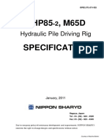 DHP85, M65D: Hydraulic Pile Driving Rig