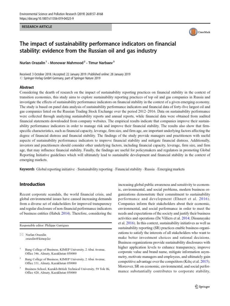 The Impact of Sustainability P | PDF | Corporate Social Responsibility ...