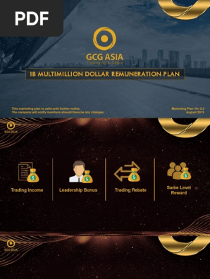 03 Gcg Asia Multimillion Dollar Marketing Plan V3 Pdf Financial Markets Money