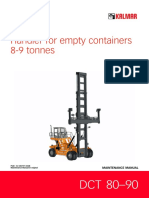 Handler For Empty Containers 8-9 Tonnes: Maintenance Manual
