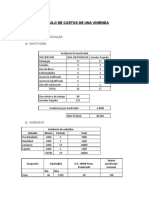 Calculo de Incidencias de Una Vivienda