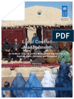 UNDP-AF-18022014-Local Conflict Management Afghanistan Refernce 1