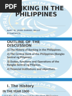 Banking in The Philippines: Avec M. John Darrel Rillo Economics