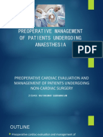 Preoperative Management of Patients Undergoing Anaesthesia