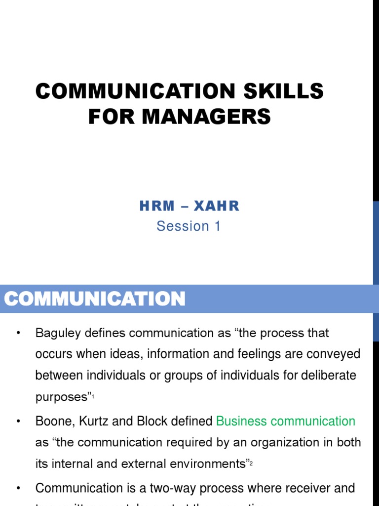BUSINESS COMMUNICATION SKILLS FOR MANAGERS PDF intelligence overview