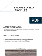 Acceptable Weld Profiles