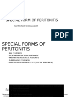 Special Forms of Peritonitis