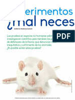 Experimentos Con Animales Mal Necesario PDF