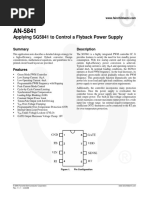 Applying SG5841 To Control A Flyback Power Supply: Description