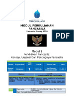 Modul 1 Konsep Urgensi Dan Pentingnya Pancasila