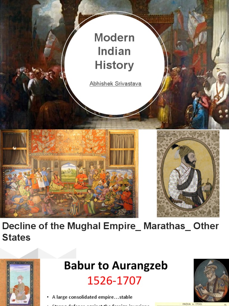 Decline of Mughals - Marathas and Other States | PDF | Mughal Empire