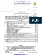 Structural Dynamics and Earthquake Engineering Question Bank