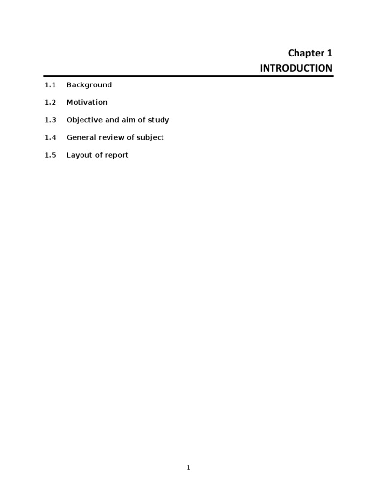 Chapter Format | PDF