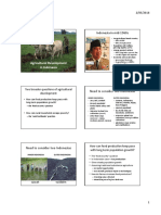 Agricultural Development in Indonesia Handout PDF