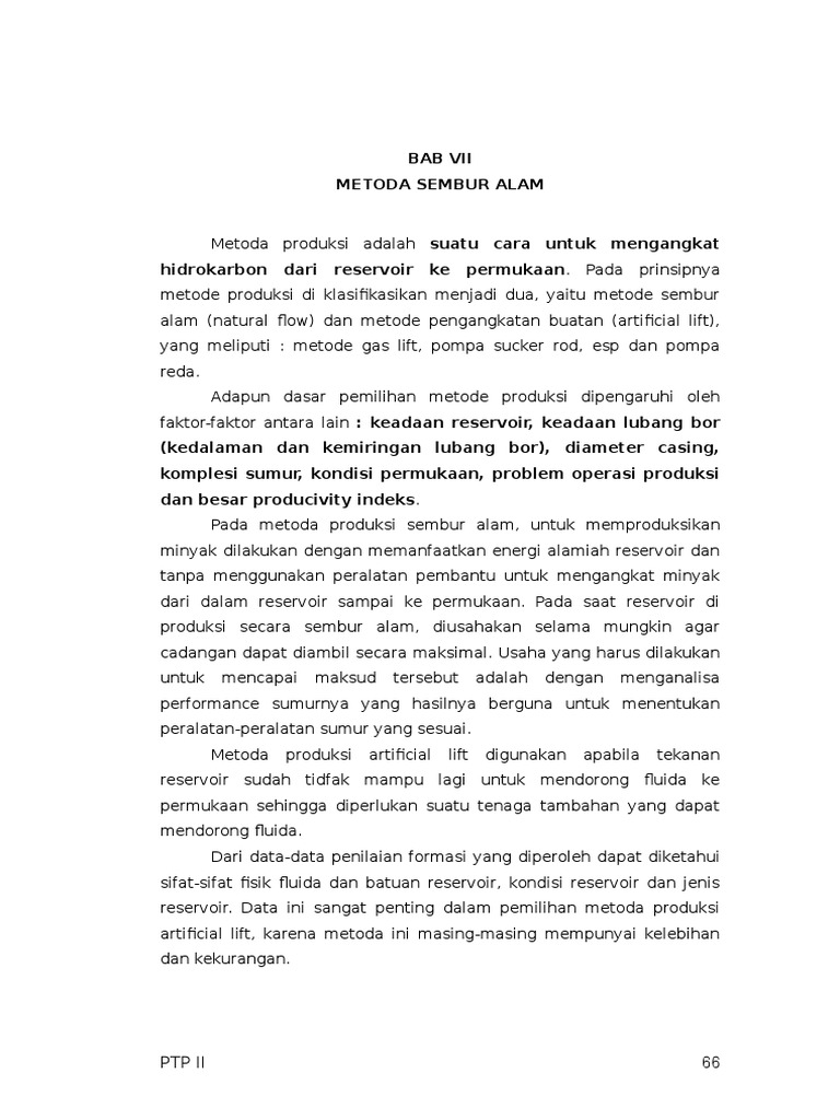 Bab Vii Metode Sembur Alam | PDF | Sains & Matematika