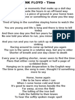 Pink Floyd time Lyrics.doc