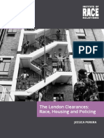 The London Clearances Race Housing and Policing PDF