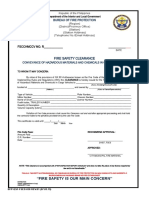 BFP Fire Safety Clearance for Transporting Hazardous Materials