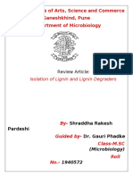 Modern College of Arts, Science and Commerce Ganeshkhind, Pune Department of Microbiology