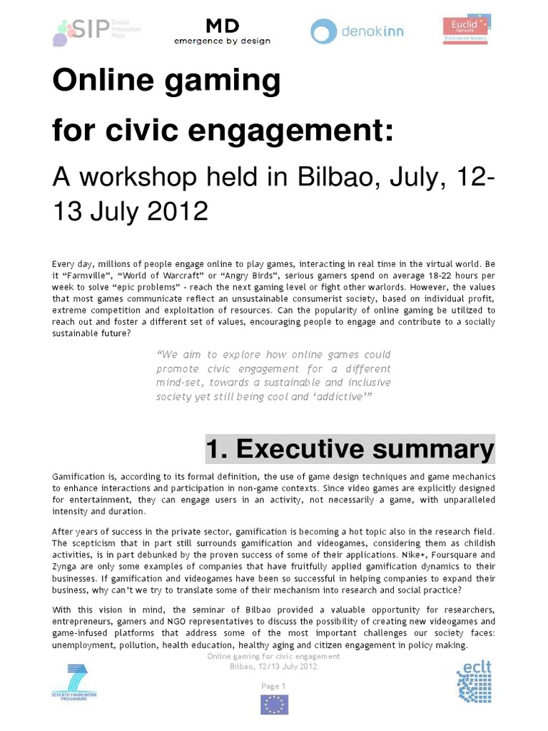 Online Gaming Seminar Report | PDF | Video Games | Civic Engagement