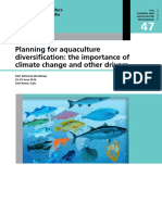 Planning For Aquaculture Diversification: The Importance of Climate Change and Other Drivers