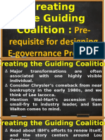 Creating The Guiding Coalition