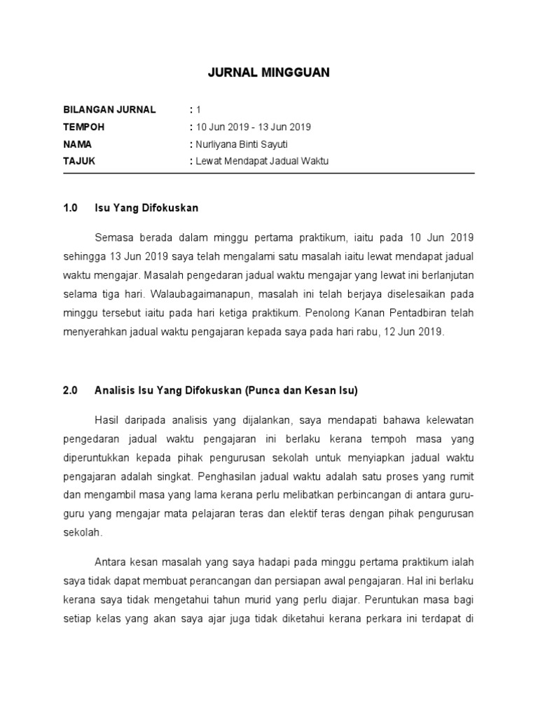 Jurnal Refleksi Pdf
