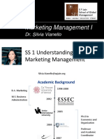 SS 1 and 2 Understanding Marketing Management