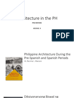 Architecture in The Phprehispanic