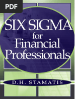 Six Sigma For Financial Professionals PDF