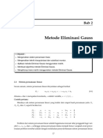 Modul 2 Metode Eliminasi Gauss PDF